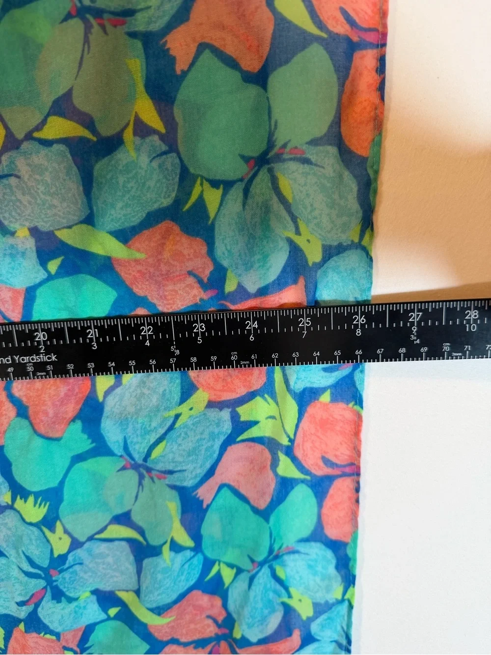 Aerie Infinity Scarf Floral Pink Blue Green Light Weight Boho Feminine 049